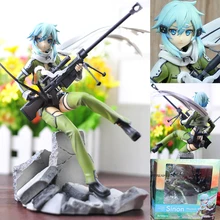 Хороший ПВХ Kotobukiya Sword Art онлайн 1/8 Sinon фантомная пуля фигурка аниме SAO GGO модель игрушки коллекционные игрушки подарок 23 см