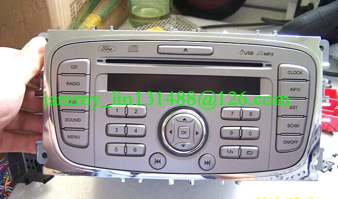 Высокое качество один CD-диск радио CD1053 9M5T-18C939-JK с MP3 USB для автомобиля ford CD-плеер