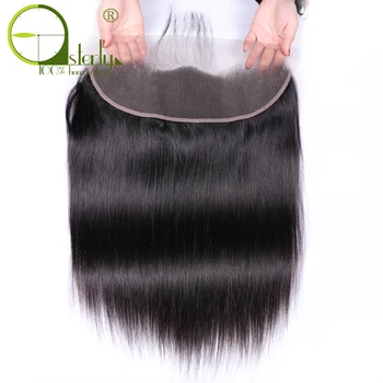 

Sterly Hair Brazilian Straight Hair Lace Frontal Remy Hair 13X4 Ear To Ear Pre Plucked Lace Frontal With Baby Hair