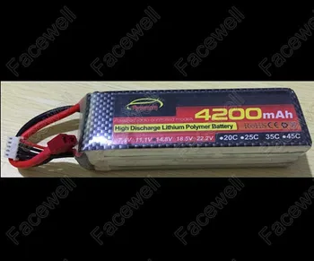 

4S lipo battery 14.8v 4200mAh 35C rc helicopter rc car boat quadcopter remote control toys Li-Polymer battey T type