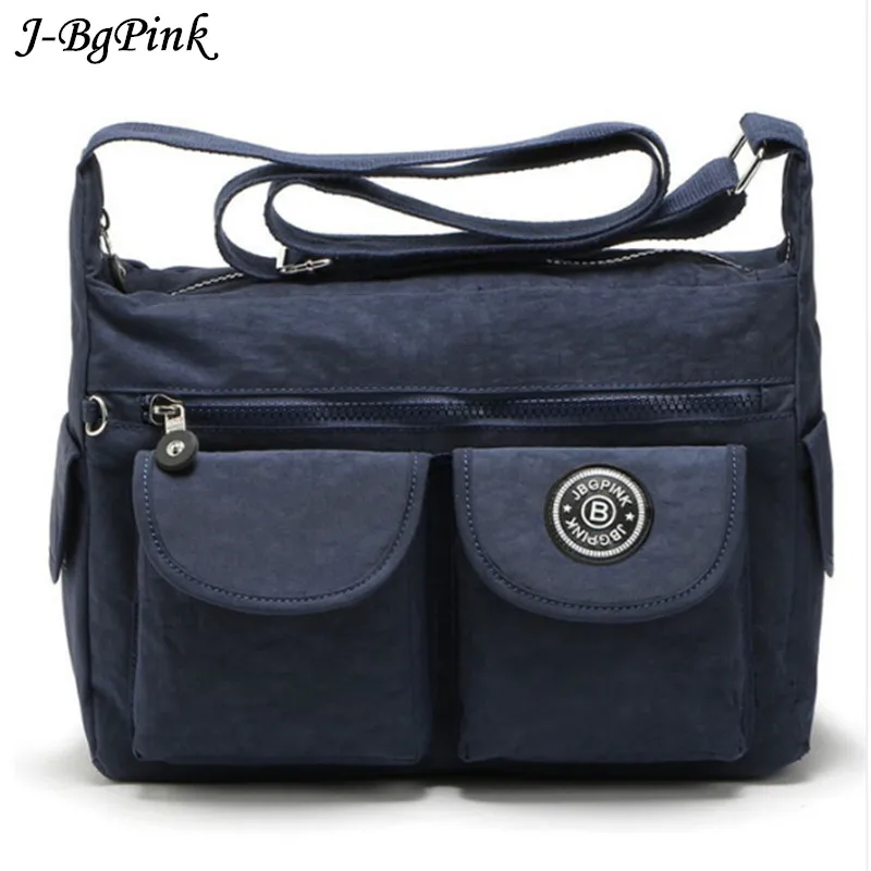 

Low price wholesale 2018 new lady messenger bag fashion ladies waterproof solid nylon level bag ladies shoulder bag high quality