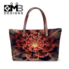 shinny flower handbag