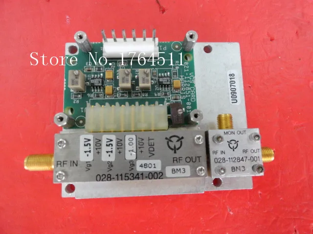

[BELLA] Supply 10V 1.5V SMA amplifier 028-112847-001