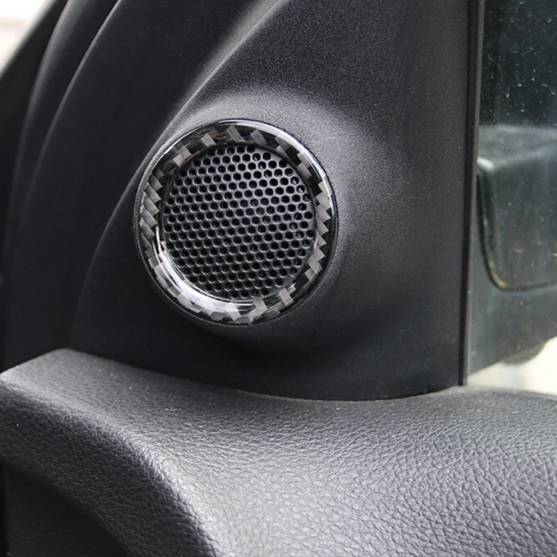 For dodge durango 2017 2018 2019 Accessories ABS Carbon Fibre Car small horn Cover Trims Styling 2pcs | Автомобили и мотоциклы