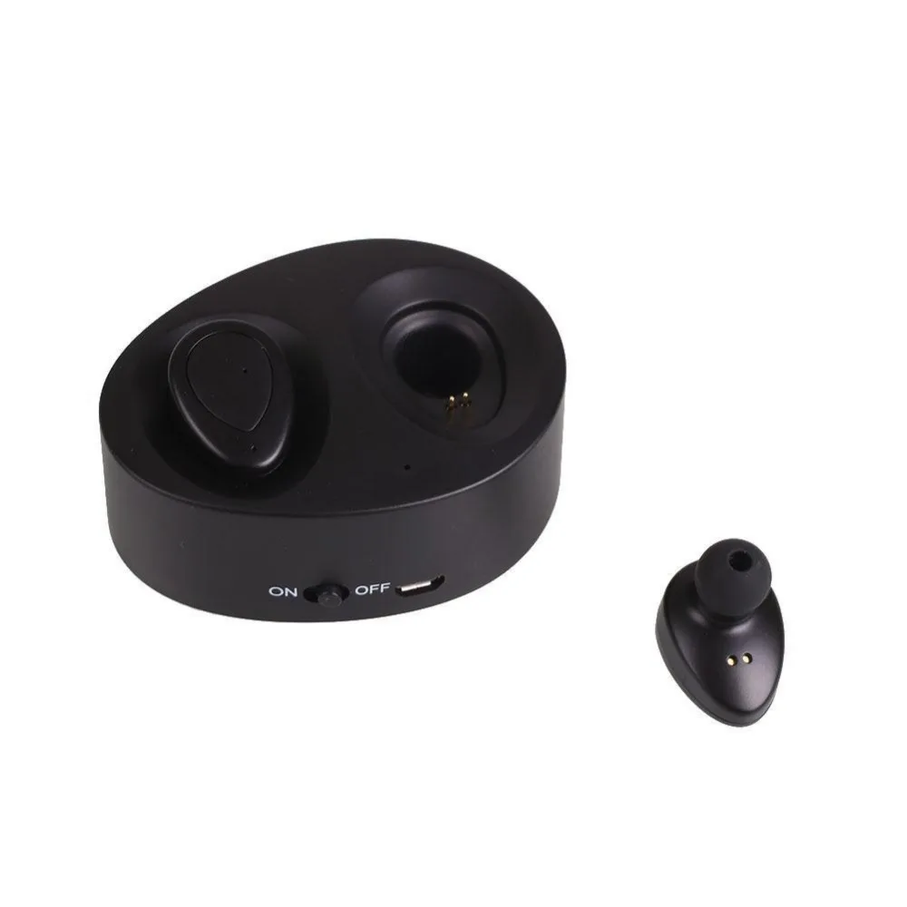 

Mini Twins Bluetooth V4.1 Headset Dual True wireless Earbuds Micro Earpiece Music Stereo Earphones for phone with charge dock