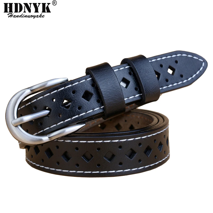 

New Hot Women Fashion Wide Genuine Leather Belt Woman Without Drilling Luxury Jeans Belts Female Quality Straps Ceinture Femme