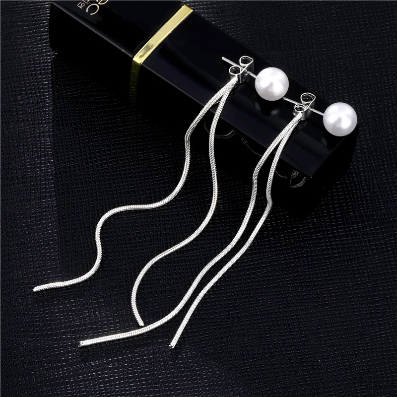 

Hot Sale Earings Fashion Jewelry Multi-layer Chain Tassel Geometry Long Earrings Oorbellen Pendientes Earrings For Women Brincos