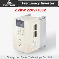2.2kw Variable Frequency Drive VFD Inverter 220V 380V for CNC Spindle motor speed control