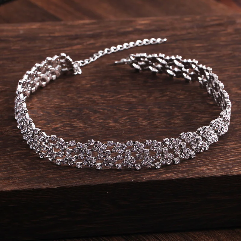 Korean fashion necklaces daily matching bride wedding dinner necklace accessoriesin Chain