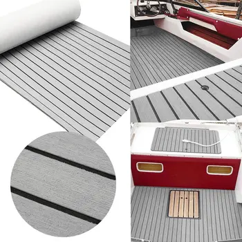 Self Adhesive EVA Foam Teak Deck Sheet Marine Boat Yacht Synthetic Decking Foam Floor Mat Carpet Grey 240cmx60cmx6mm Self Adhesive EVA Foam Teak Deck Sheet Marine Boat Yacht Synthetic Decking Foam Floor Mat Carpet Grey 240cmx60cmx6mm