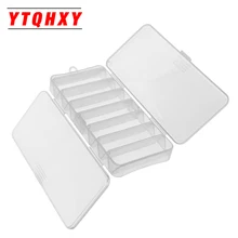 YTQHXY 19*8.5*3cm Fish Lures Cases 14 Compartments Double Sided Spinner Multi-function Fly Fishing Storage Tackle Box YE-62