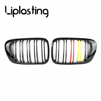 

For BMW E46 318I 320I 325I 98-02 Front Air Intake Grill Bumper Kidney Grilles M-Tri Gloss Black Grade frontal do rim XNC