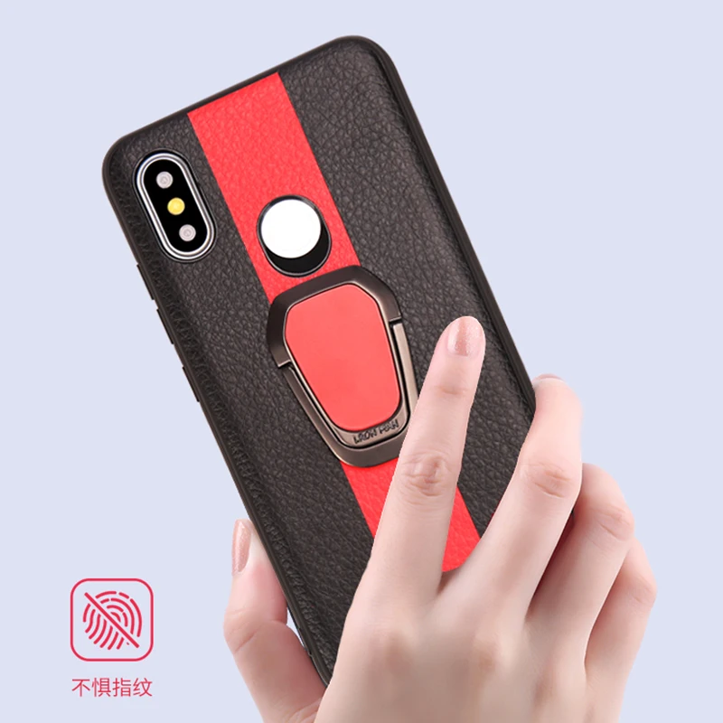 Luxury Car Phone Case For Xiaomi Mi 9 8 A1 A2 Lite 5X 6X Mix 2S Max 3 TPU Edge Rotating Bracket Ring For Redmi Note 7 5 6 Pro 6A