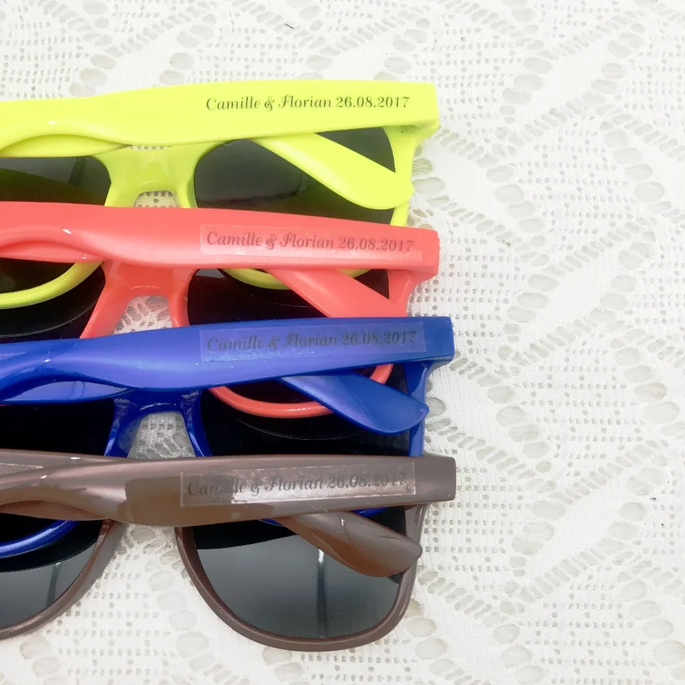 24 упаковки неоновые 80's стиль вечерние солнцезащитные очки милые Свадебные сувениры фантастические вечерние игрушки на день рождения для хорошие сумки
