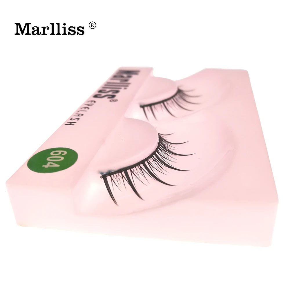 1 10 pair Marlliss Tapered false eyelash High Quality Synthetic Fake