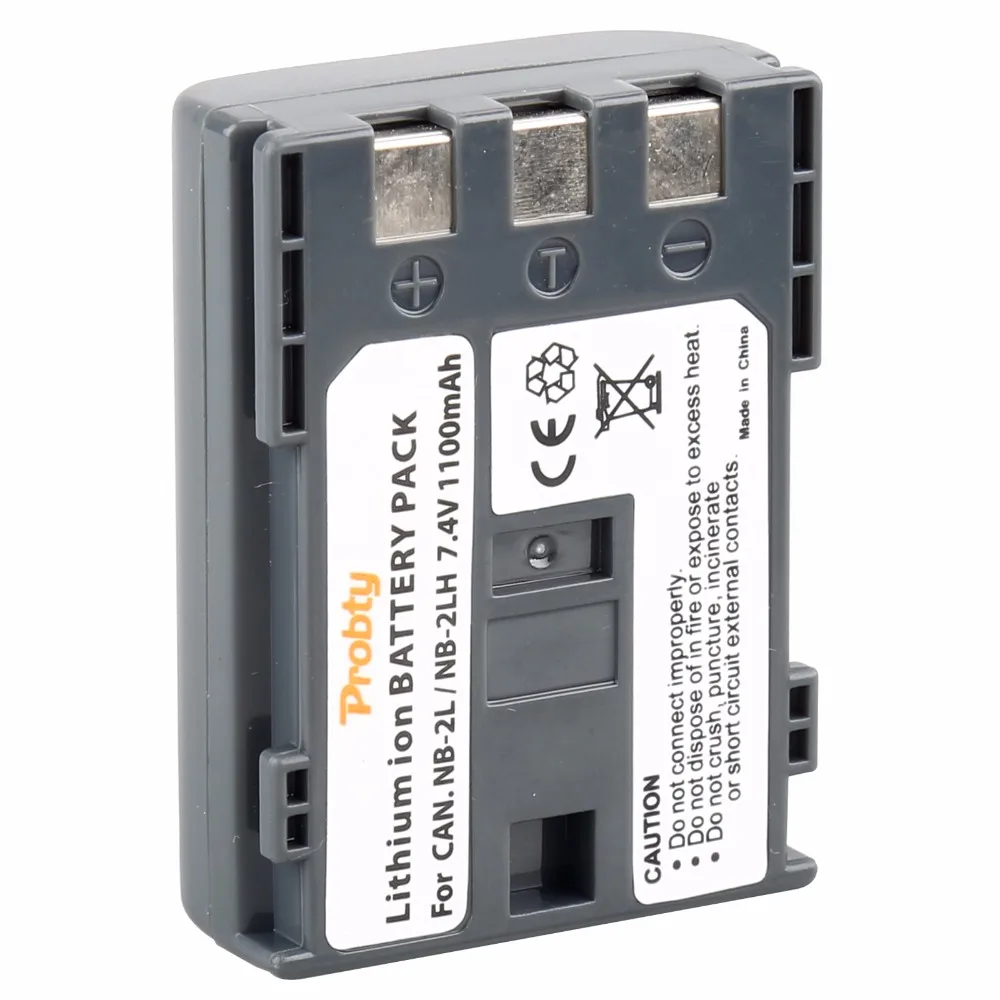 Probty NB 2L NB 2L NB 2LH BP 2L5 NB2L Rechargeable Battery for Canon