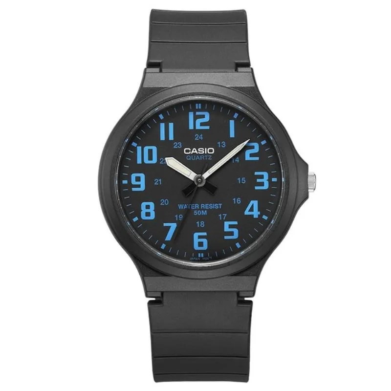CASIO Часы Модные наручные часы мужские часы кварцевые-часы ультра-тонкий Водонепроницаемый Мода Relogio feminino MQ-24-7E2 - Цвет: MW-240-2B