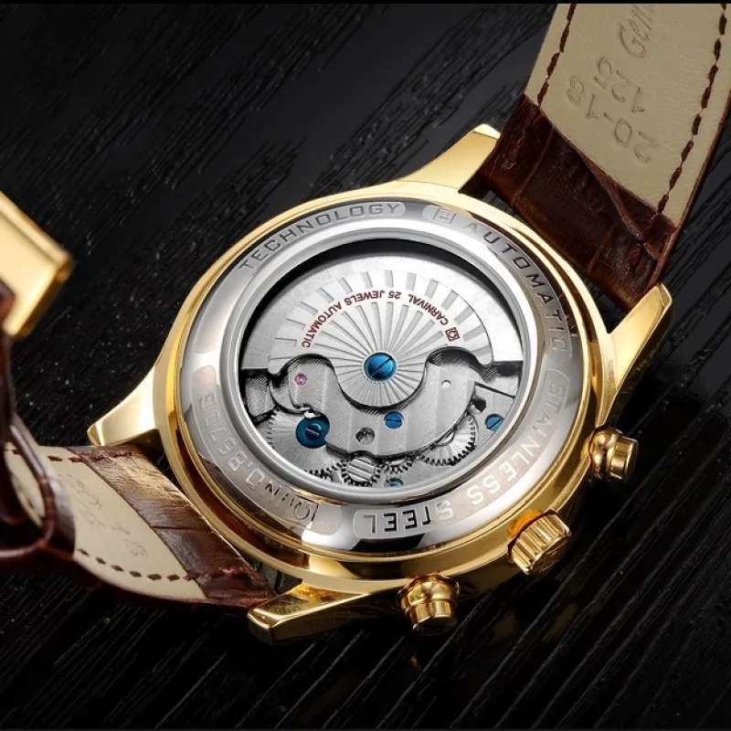 Механические часы Tourbillon карнавальные деловые автоматические мужские