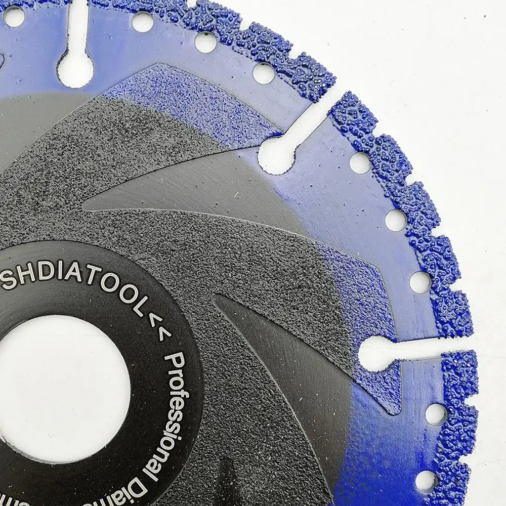 2pcs 5"  Vacuum Brazed Diamond cutting disc 125mm rescue Diamond saw blade Demolition blades cutting rebar Iron hard granite