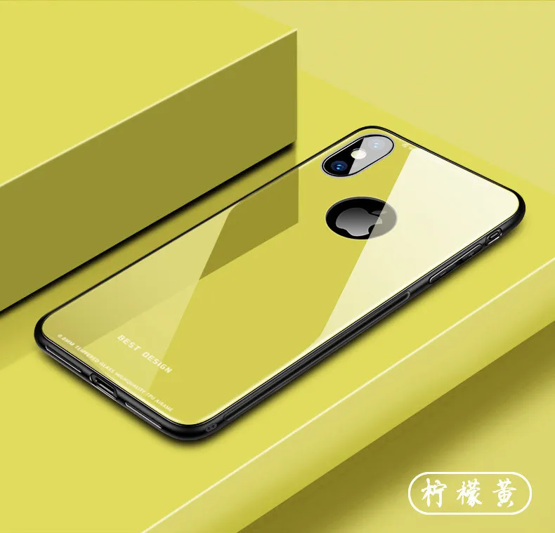 Роскошные Чехлы для iPhone Xr Xs Max 10 8 7 6 6s Plus Жесткий Чехол из закаленного стекла X |