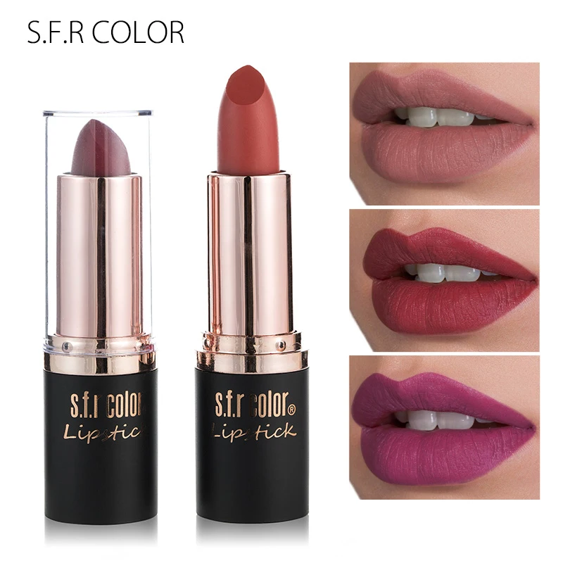 

Maquillage Matte Lipstick Sexy Red Lip Tint rouge a levre Nude Lipstick Batom Mate Lips Stick Makeup Cosmetics Korean Fashion