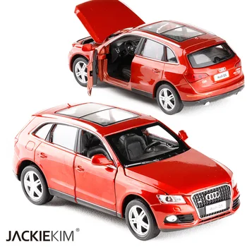 

High Simulation 1:32 Audi Q5 Supercar Alloy Diecast Car Model With Pull Back Toy Electronic Car For Kids Gifts Toy Free Shipping