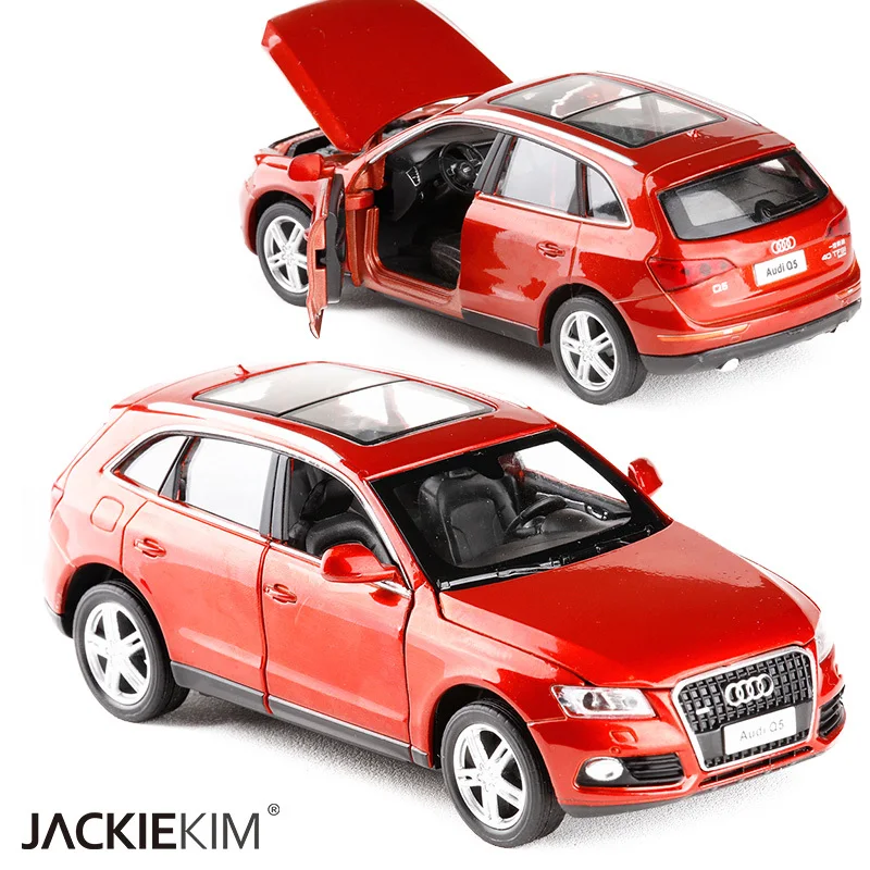  High Simulation 1:32 Audi Q5 Supercar Alloy Diecast Car Model With Pull Back Toy Electronic Car For