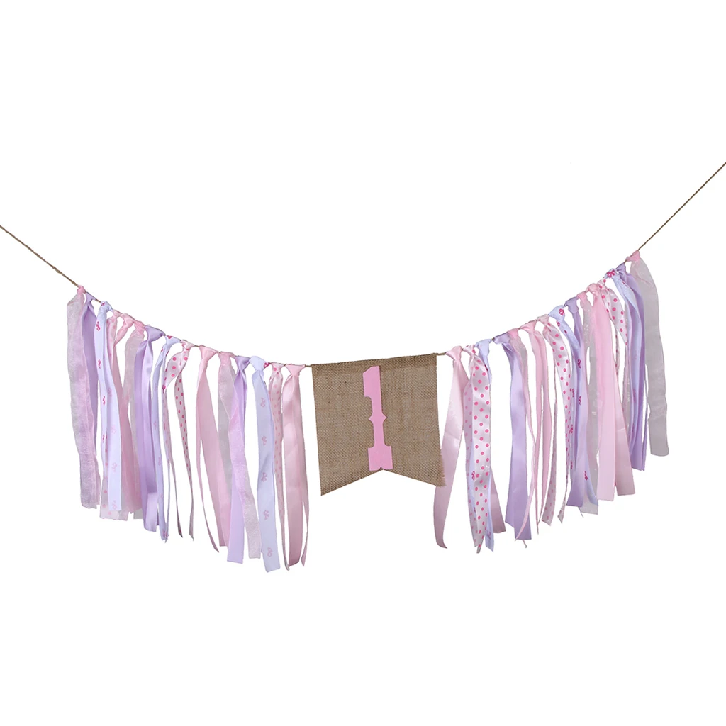 Baby 1st Birthday High Chair Tassel Banner Baby Shower Garland Baby Shower 