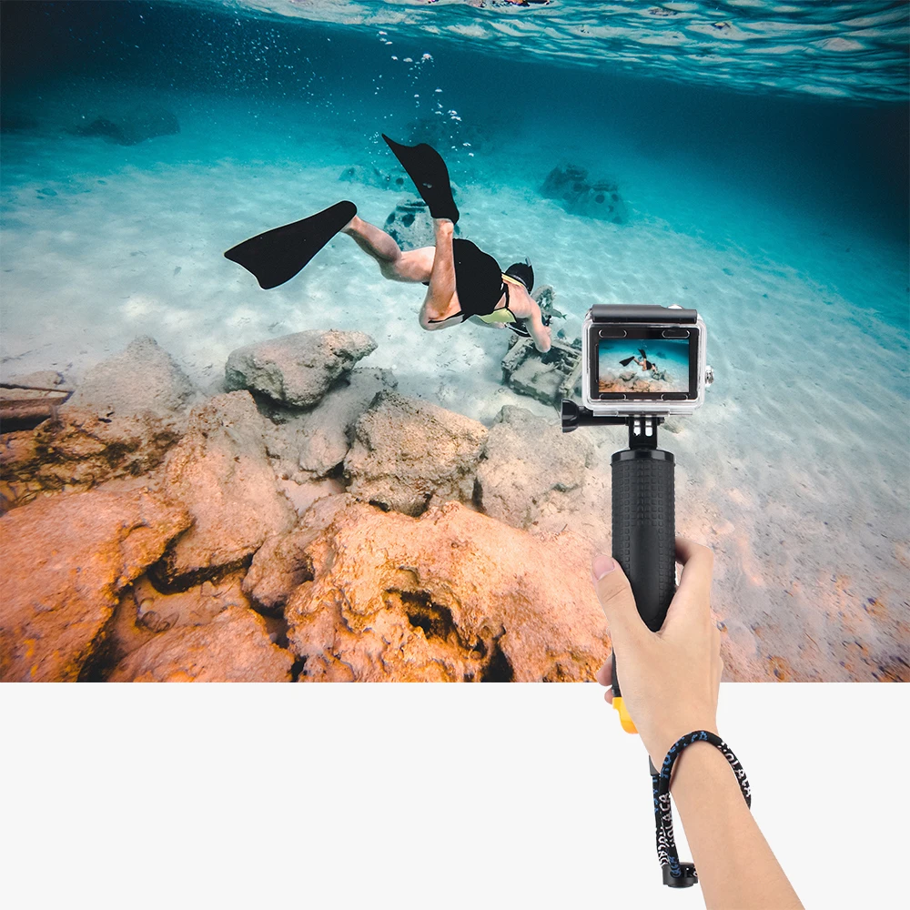 Vamson для Gopro аксессуары Floaty Bobber ручной монопод ручка селфи палка для Go Pro Hero 7 6 5 для Dji Action 4K VP418