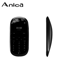 Anica S6 Novelty slim Optoelectronic Mouse Phone, 1.61 GSM GPRS TF SIM free Bluetooth dialer 12M 2.4G Wireless mini Cell Phones