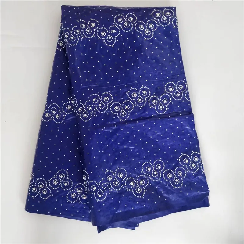

Top Selling!Blue!African Bazin riche fabric nigeria lace fabric best quality getzner brocade Bazin riche lace fabric
