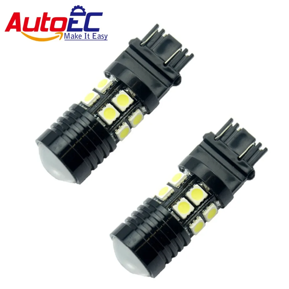 AutoEC 30 шт. T25 3156 3157 12 smd 5050 led высокая мощность Автомобильный тормозной сигнал поворота светодиодный светильник 12В Белый Синий# LE06