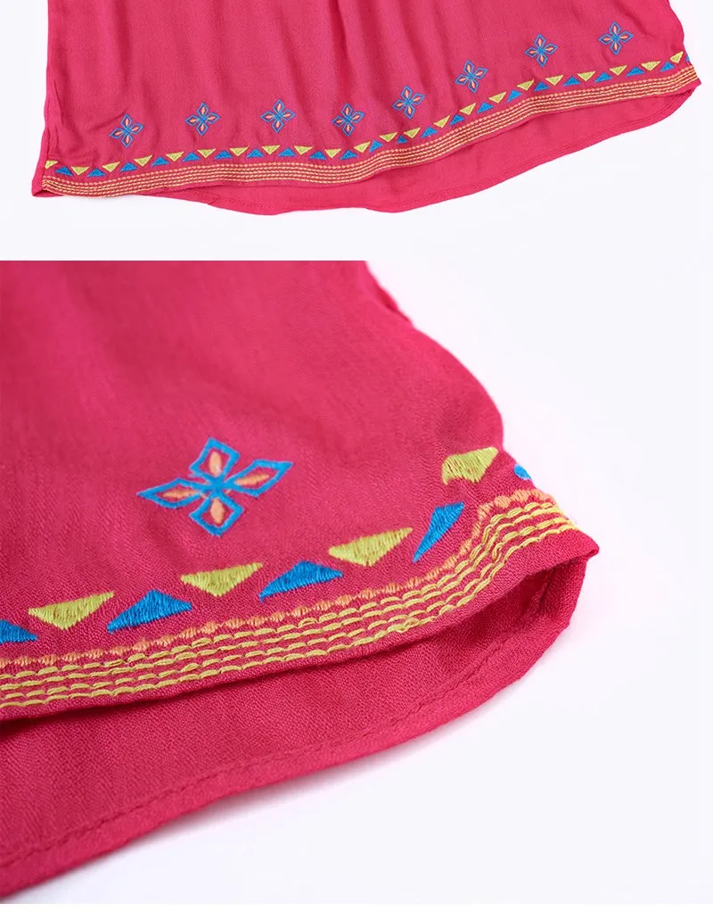 Embroidered Tank Dress Girl G5067-9