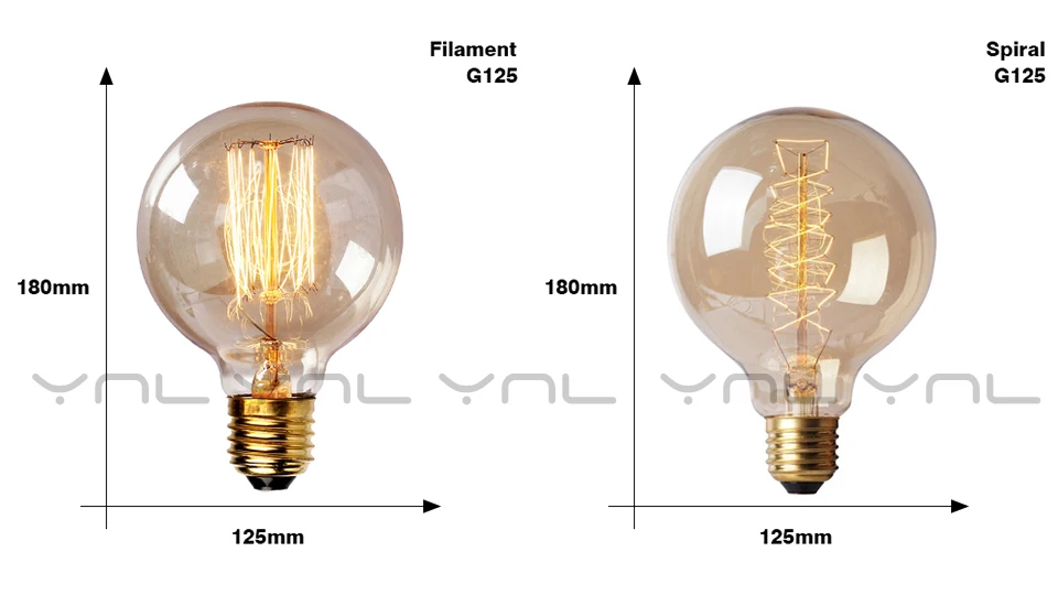 Ретро Edison led светильник лампочка E27 220V 110V 40W ST64 A19 G80 G95 нити Винтаж накаливания лампочки с ампулой Эдисон лампы для декора стен