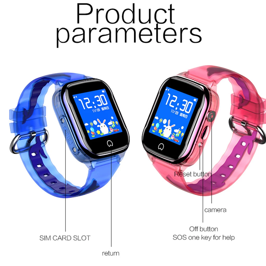 

HOT SALE M08 IP68 Waterproof Children Smart Watch SOS Call Camera Two-way Communication Wristwatch Tracker Kids Child Bracelet