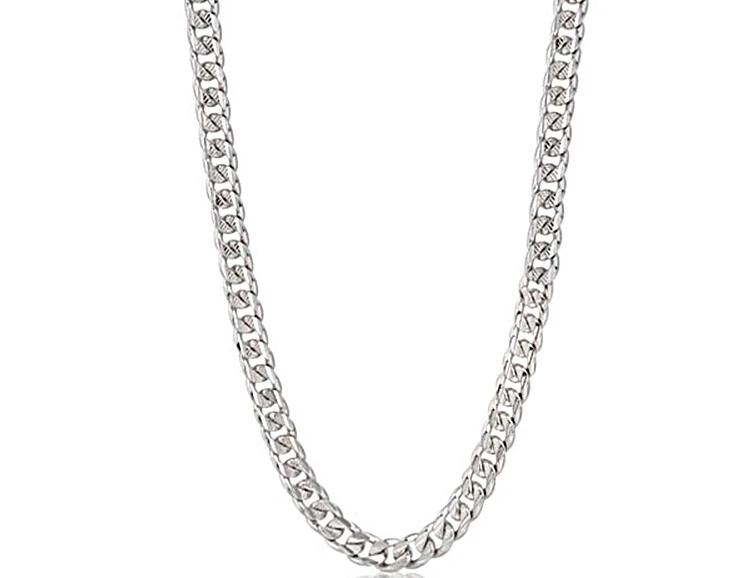Мужская цепочка из чистого серебра S990|chain comb|chain catcherchain block |
