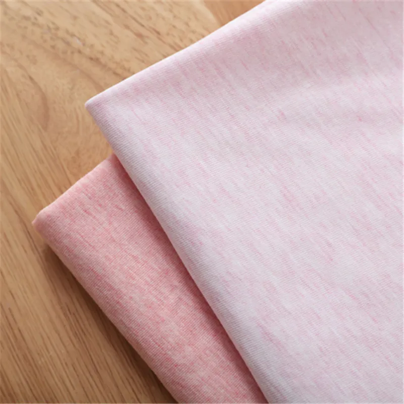 Knitted 40s Cotton Fabric Interlock Fabric For Baby Clothes Autumn