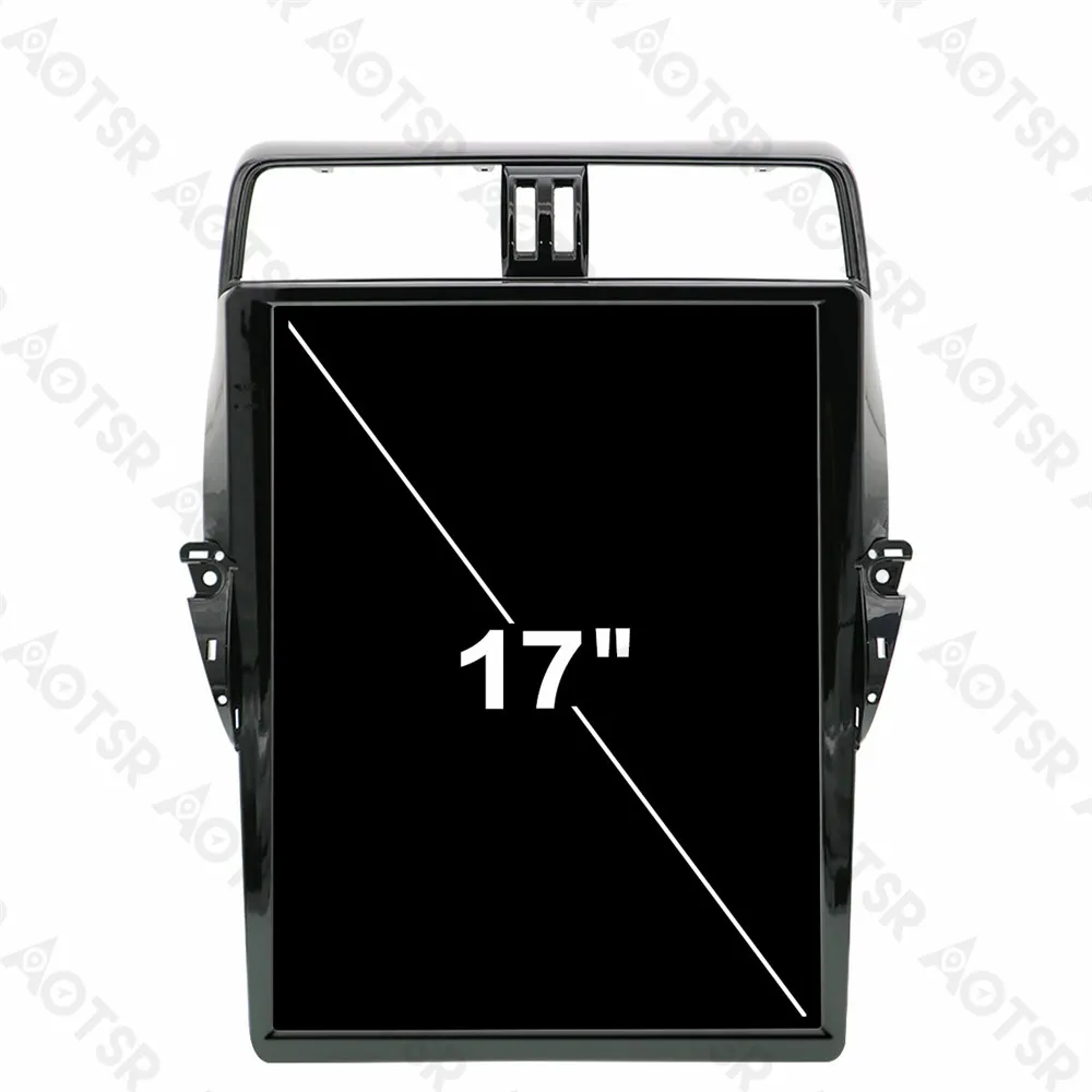 Автомобильный DVD плеер в стиле Tesla на Android 7 1 без GPS навигатора для Toyota Land Cruiser Prado 150