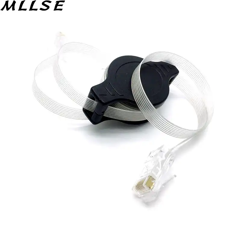 MLLSE 1 шт. высокоскоростной 5 м 100 (Kpbs) Мужской и мужской стрейч Ethernet сетевой кабель