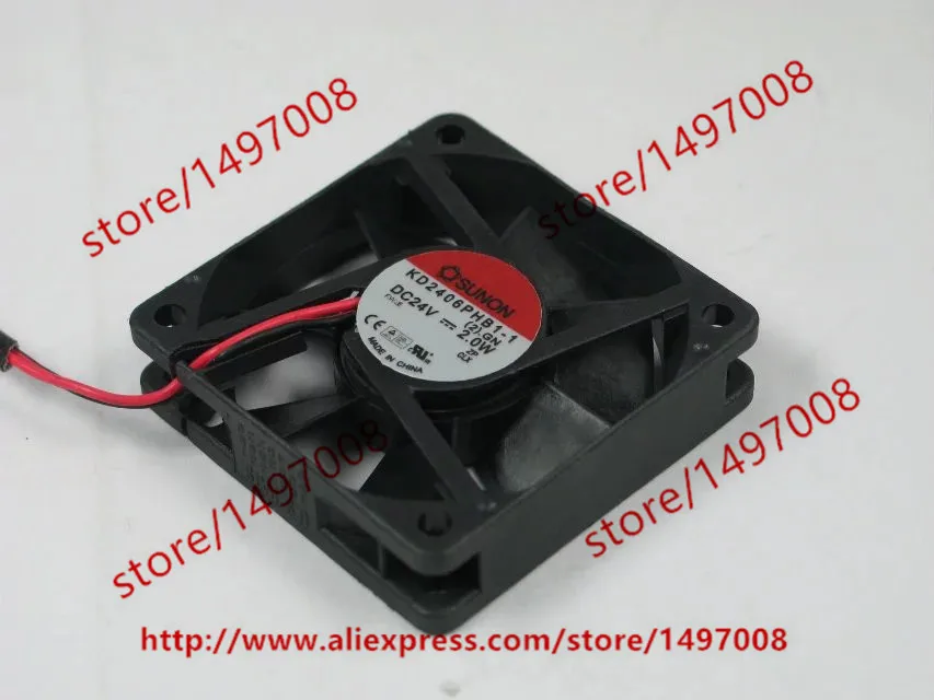 

SUNON KD2406PHB1-1 (2).GN DC 24V 2.0W 60x60x15mm Server Cooler Fan