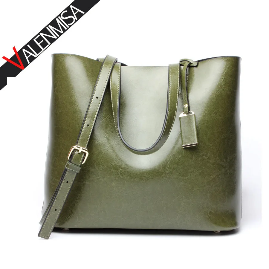 

VALENMISA Women Genuine Leather Bag Designer Handbags High Quality Women Shoulder Bags For Women 2018 Casual Student Ladies Tote
