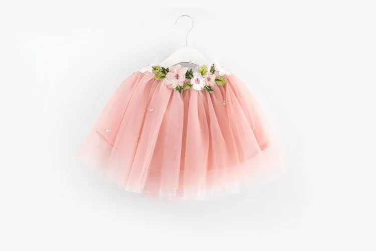 Baby Girls Unicorn Birthday floral dress summer beach kids Clothing set Skirt Tshirt Pink Olive Mesh Lace tutu Cloth kid Party  (20)