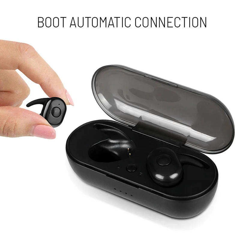 Беспроводная Bluetooth гарнитура стерео наушники для iphone xiaomi Samsung TWS Беспроводные с