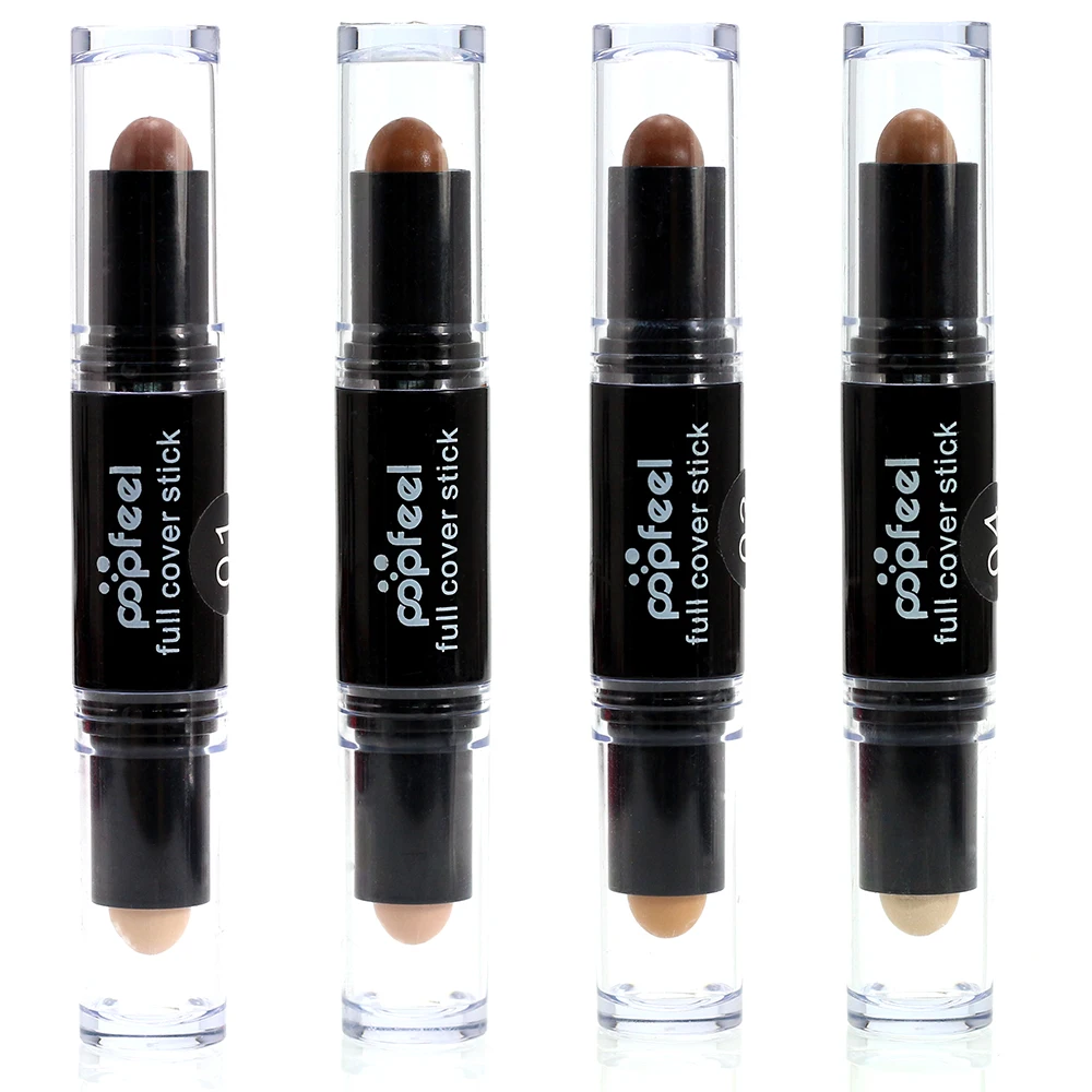 Double Head Popfeel Lip Foundation Stick Eye Concealer Makeup Concealer