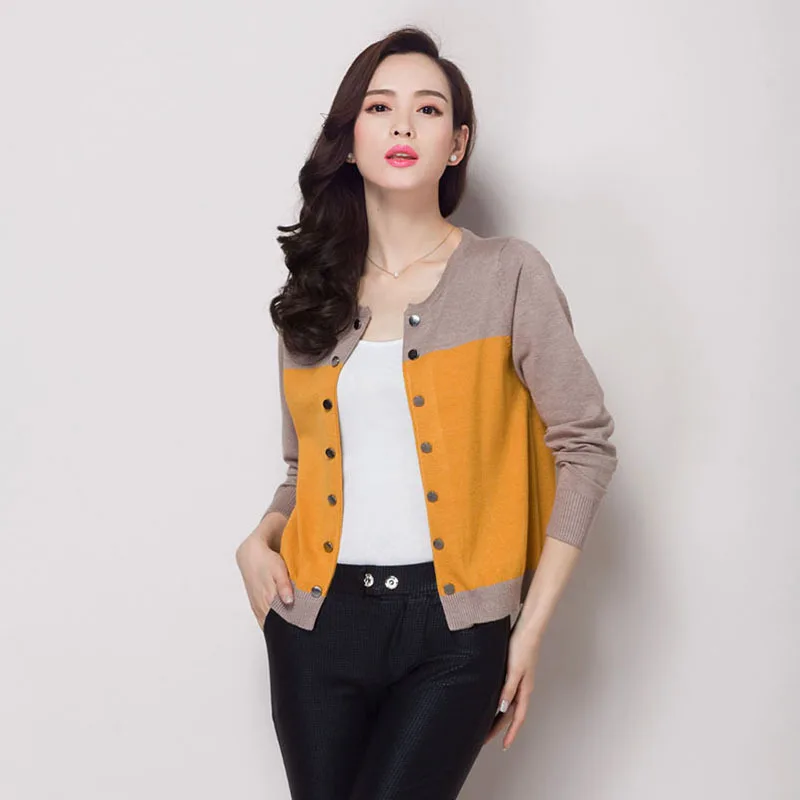 

New Fashion Free shipping 2019 Spring Women Oversize Cardigans Sweaters Knitted Sweater Coat