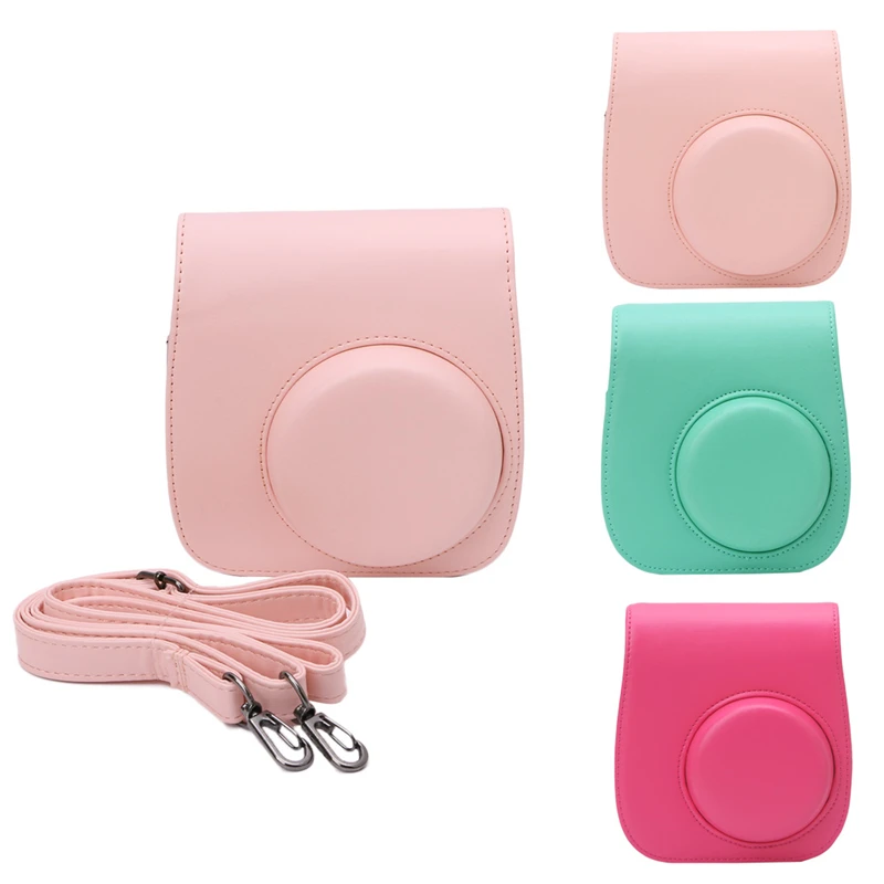 

OOTDTY New Fashion Camera Case Shoulder Bag Cover For Fujifilm Fuji Polaroid Instax Mini 8-Y1QA