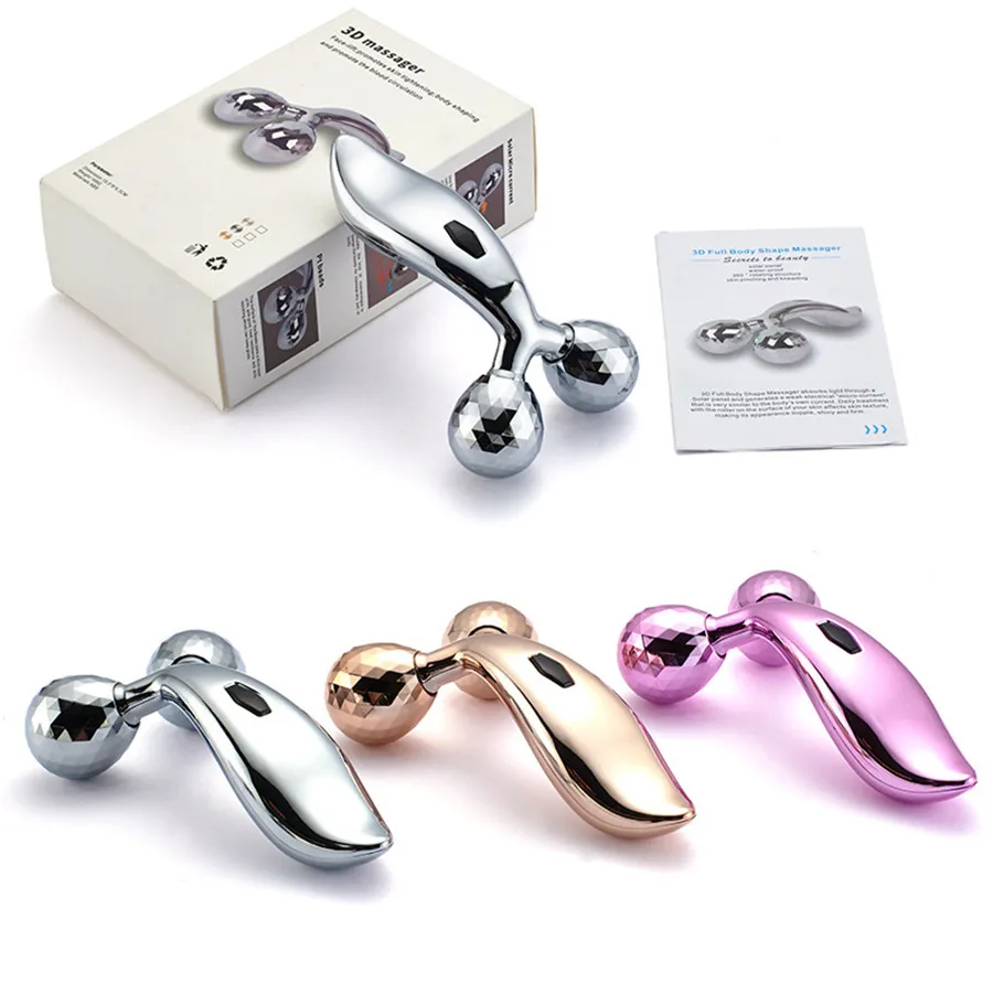 

3D Roller Massager Body Face Massager Face Skin Lifting Body Slimming Skin Tighten Breast Enhancing Beauty Healthy Massage Tool