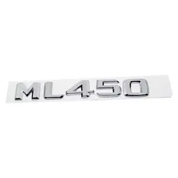 Для Mercedes Стикеры Пластик количество букв ML450 для Benz ML Class W163 W164 W166 украшения автомобилей Эмблемы наклейки авто аксессуары