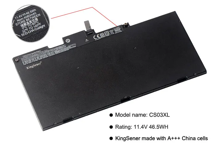 KingSener CS03XL Батарея для hp EliteBook 740 745 840 850 G3 G4 ZBook 15u G3 G4 mt43 HSTNN-IB6Y HSTNN-DB6U 800513-001 аккумулятор большой емкости 800231-1C1