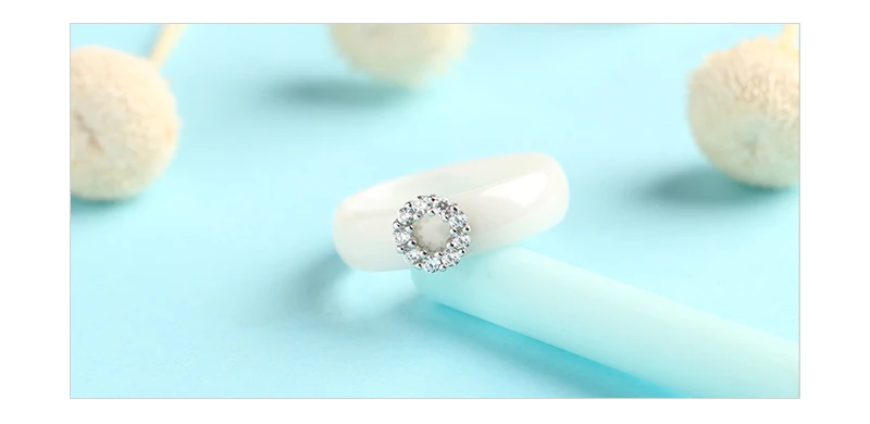 Женские кольца, аксессуары, микро инкрустированные цветные циркониевые кольца, серебряные здоровые керамические кольца, ювелирные изделия для женщин, вечерние ювелирные изделия